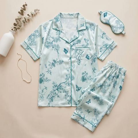 Pijama Lụa Latin TNQD - Micha Green