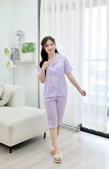 Pijama Lụa latin mềm mại, sang trọng Satino TNQL - Lux Lilac
