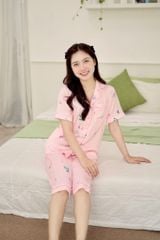 Pijama lụa Latin TNQL - Betti Pink