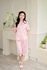 Pijama lụa Latin TNQL - Betti Pink