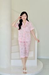 Pijama lụa Latin TNQL - Petal Pink