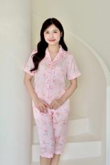 Pijama lụa Latin TNQL - Petal Pink