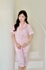 Pijama lụa Latin TNQL - Petal Pink