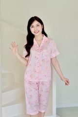 Pijama lụa Latin TNQL - Petal Pink