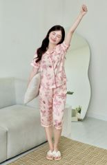 Pijama lụa Latin TNQL - Micha Peach