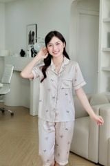 Pijama lụa Latin TNQL - Cuddle Beige