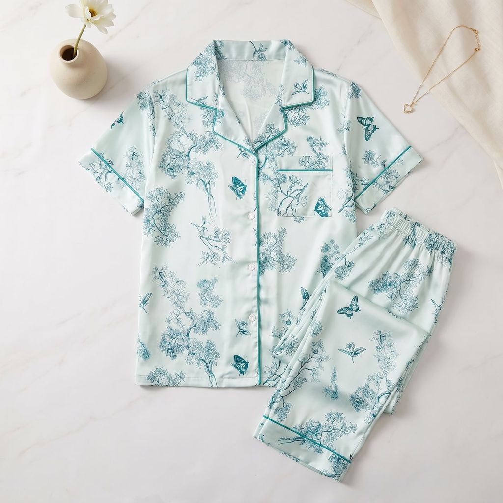 Pijama Lụa Latin TNQL - Micha Green