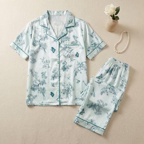 Pijama Lụa Latin TNQL - Micha Green