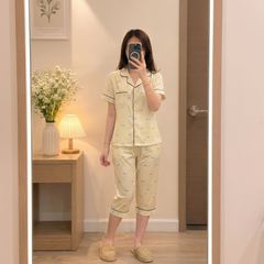 Pijama Lụa Latin TNQL - Ballet Yellow