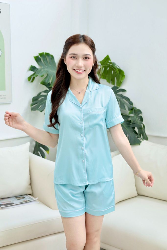 Bộ đồ ngủ Satino TNQN - Mint