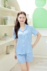 Bộ đồ ngủ Satino TNQN - Blue
