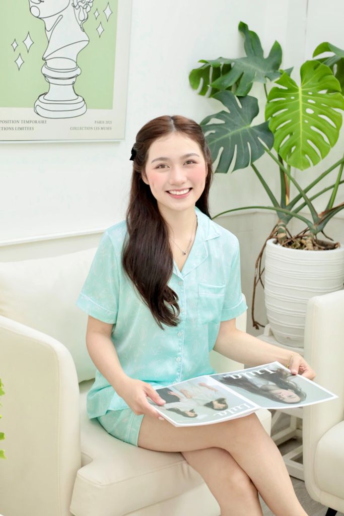 Pijama Lụa latin mềm mại Satino TNQN - Nari Mint