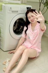 Pijama lụa Latin TNQN - Betti Pink
