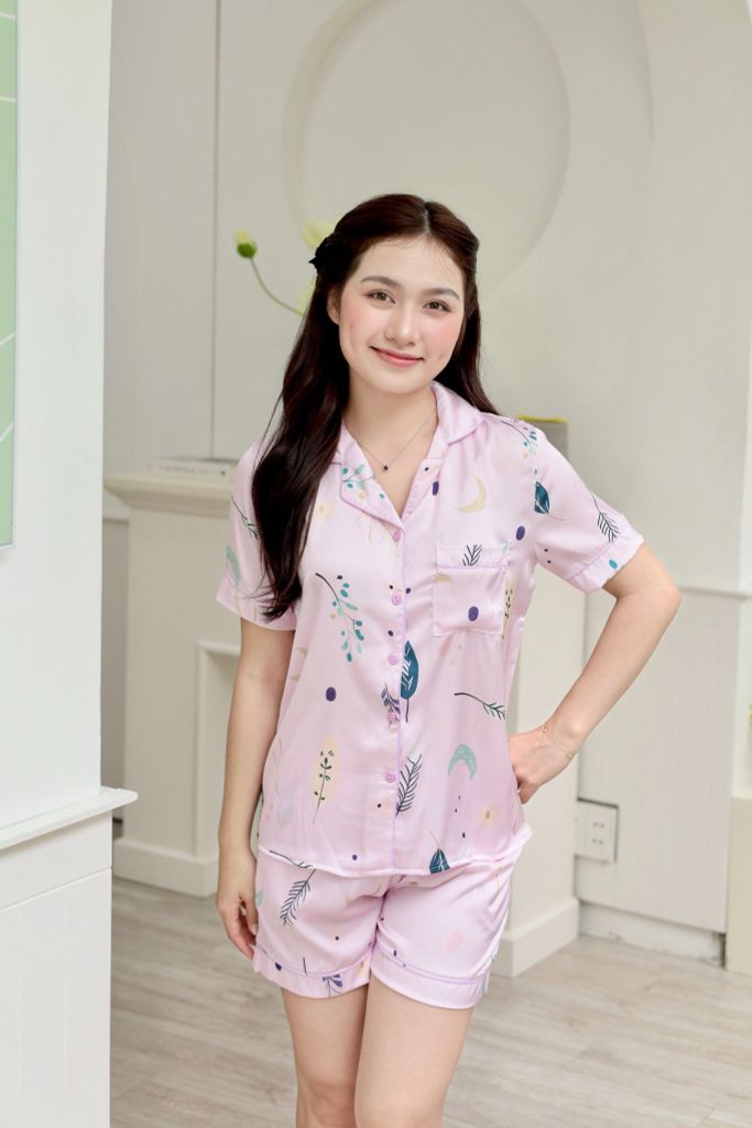 Pijama lụa Latin TNQN - Moonlit Lilac