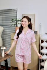 Pijama Lụa Latin Satino TNQN - Blossom Baby Pink