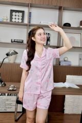 Pijama Lụa Latin Satino TNQN - Blossom Baby Pink