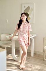 Pijama Lụa Latin TNQN - Micha Peach