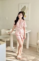 Pijama Lụa Latin TNQN - Micha Peach