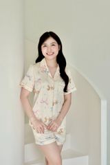 Pijama Lụa Latin TNQN - Ponny Cream