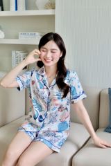 Pijama Lụa Latin TNQN - Meadow White
