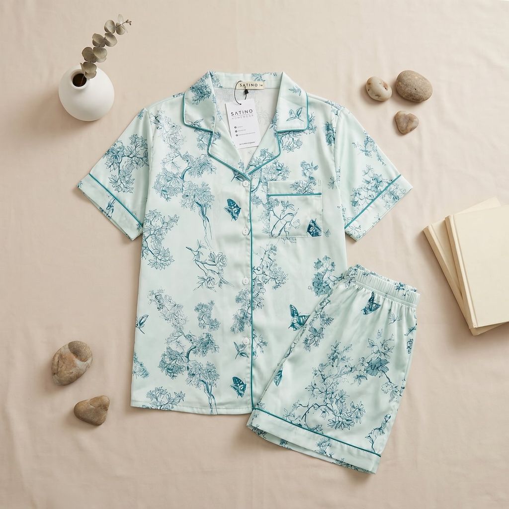 Pijama Lụa Latin TNQN - Micha Green