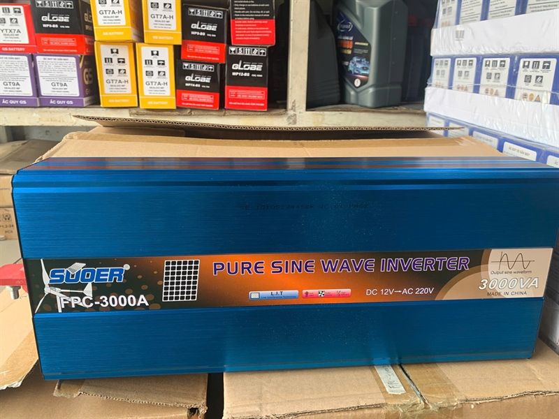  Chuyển nguồn Souer chuẩn sin FPC-3000A (12V-220V) 