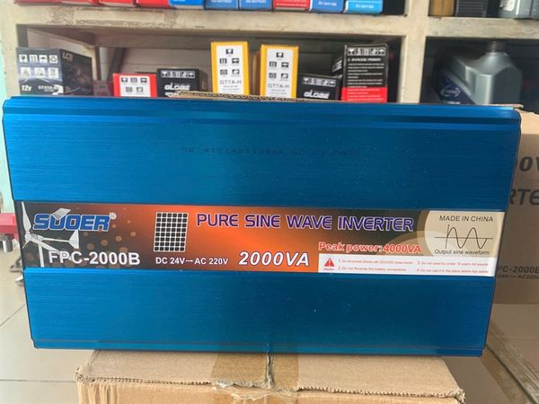  Chuyển nguồn Suoer chuẩn sin FPC-2000B (24V-220V) 