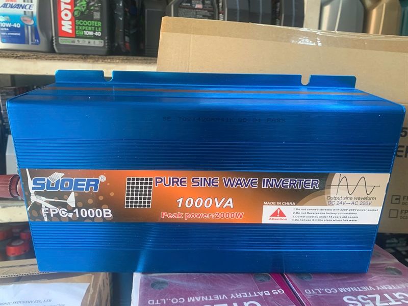  Chuyển nguồn Suoer chuẩn sin FPC-1000B (24V-220V) 