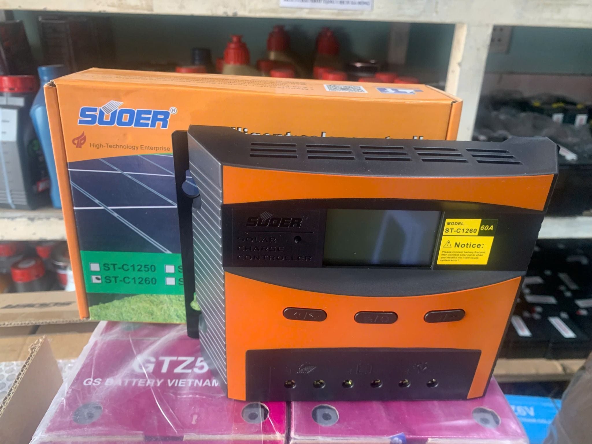  Bộ sạc NLMT-PWM ST-C1260 (12V-60AH) 