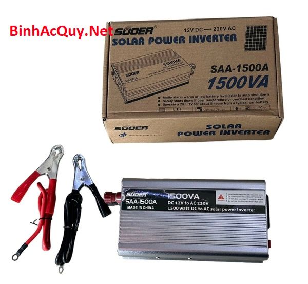  Chuyển nguồn Suoer sóng vuông SAA-1500A (12V-220V) 