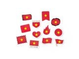  Sticker - Cờ Việt Nam 