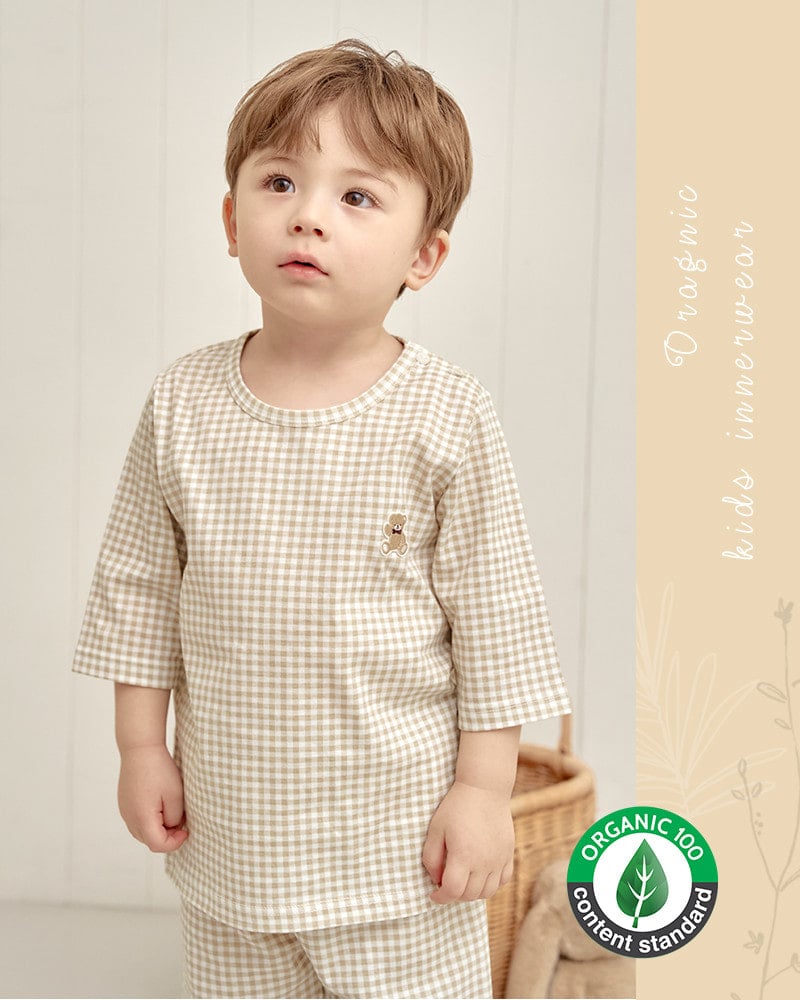 Bộ đồ lửng cotton mịn bé trai và bé gái U2168