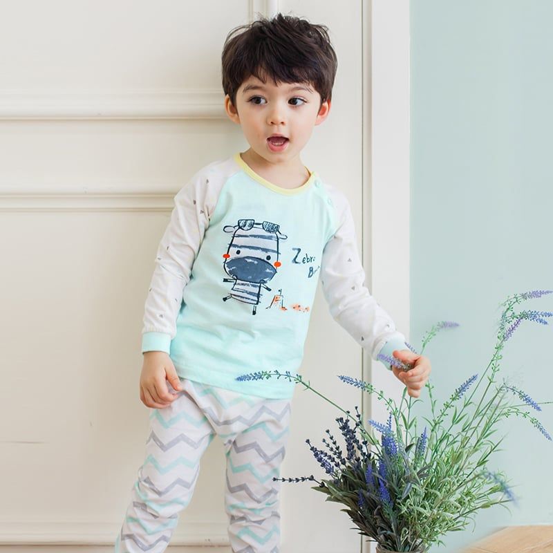 [Lẻ size] Bộ đồ dài tay cotton cho bé trai và bé gái lẻ size U8008