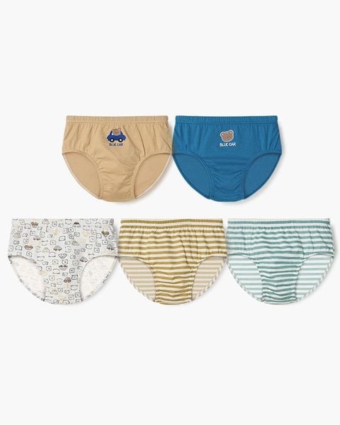 Set 5 quần chip tam giác bé trai U6052