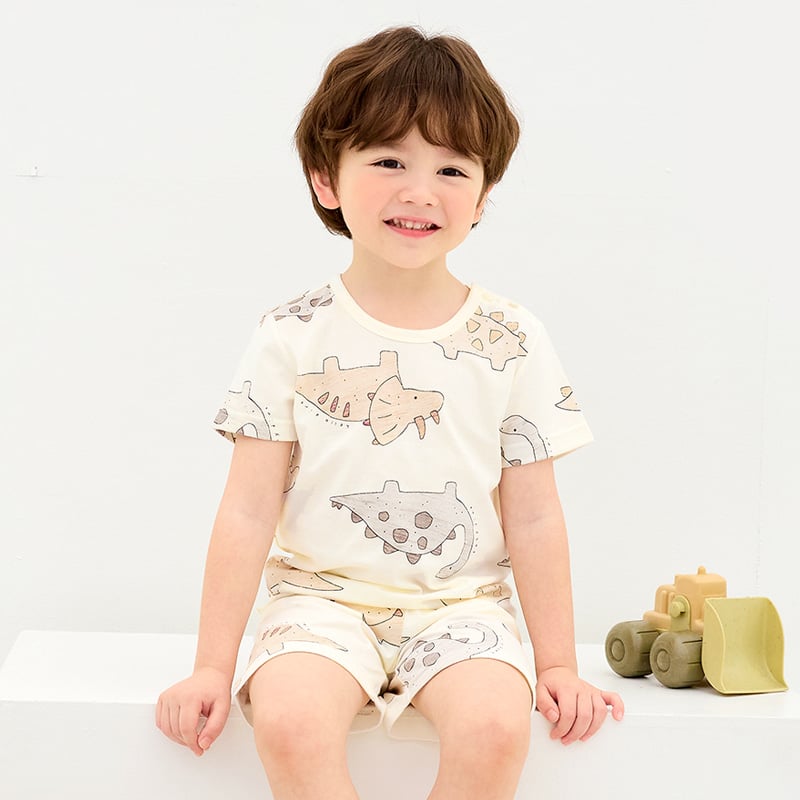 [Lẻ size] Bộ đồ ngắn cotton cho bé trai và bé gái lẻ size U8002