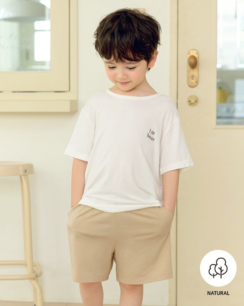 Bộ đồ ngắn mặc nhà vải Tencel Modal siêu mềm mát bé trai và bé gái U3232