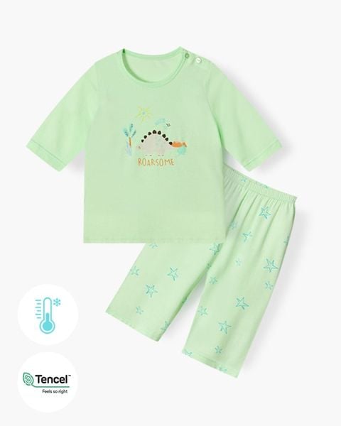 Bộ đồ lửng vải Tencel Modal siêu mềm mịn cho bé trai U2170