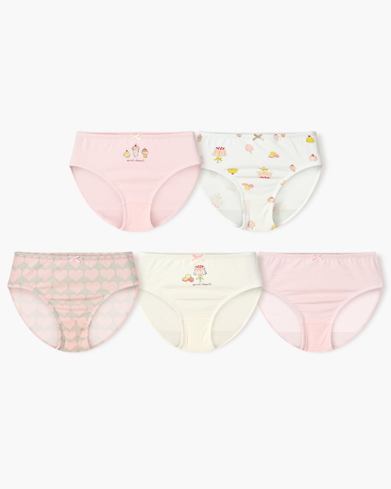 Set 5 quần chip tam giác bé gái U6055