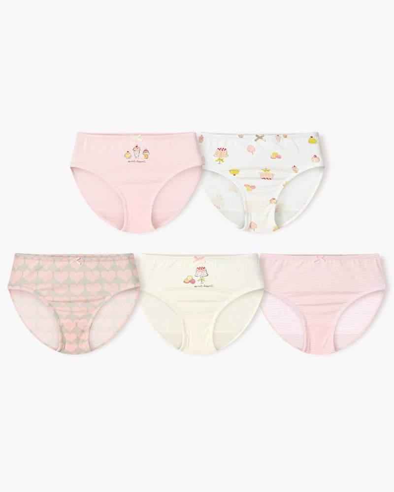 Set 5 quần chip tam giác bé gái U6055