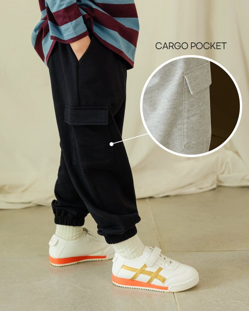 Quần cargo thu đông cotton spandex bé trai và bé gái U950G