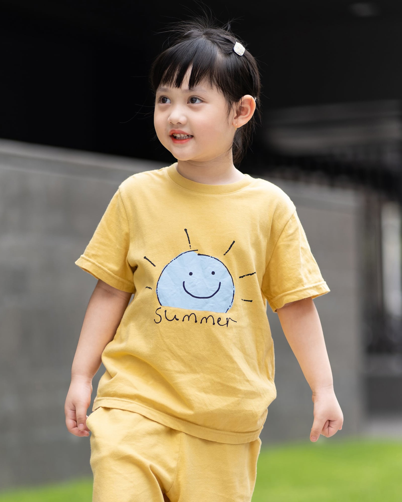 Bộ đồ ngắn cotton mịn bé trai và bé gái U3133