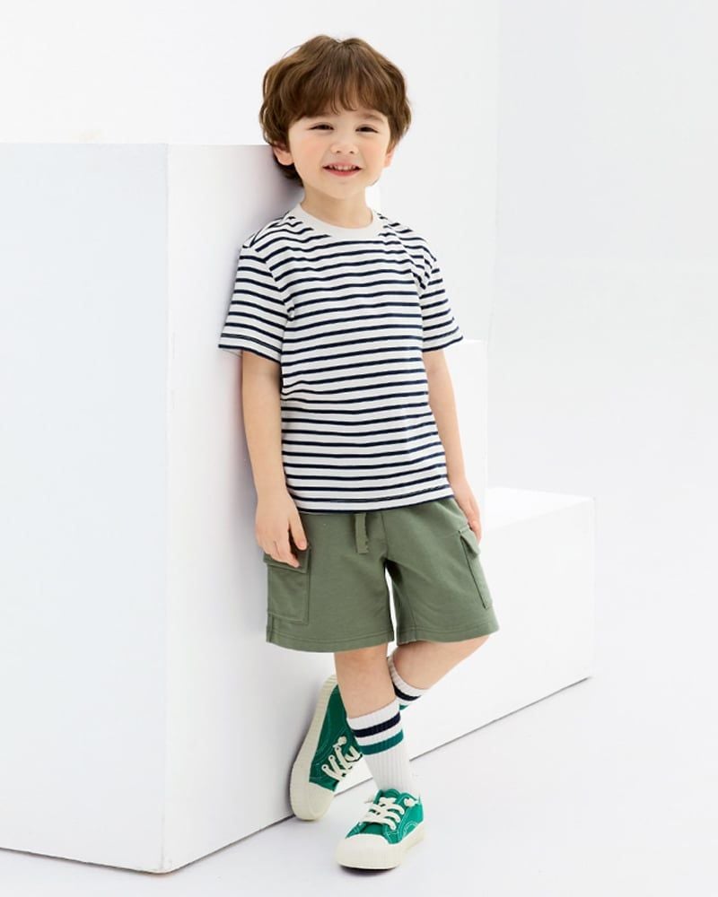 Quần short vải cotton spandex bé trai và bé gái U950B