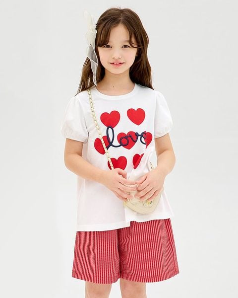 Bộ đồ ngắn cotton mịn bé gái U3215