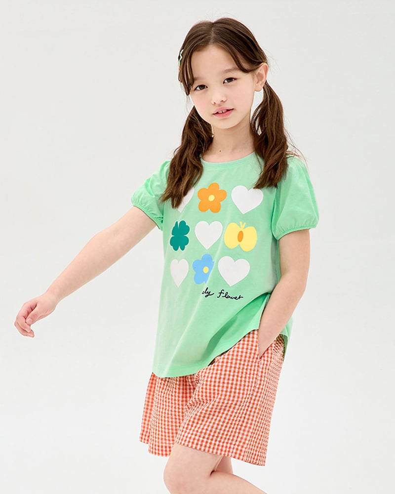 Bộ đồ ngắn cotton mịn bé gái U3216