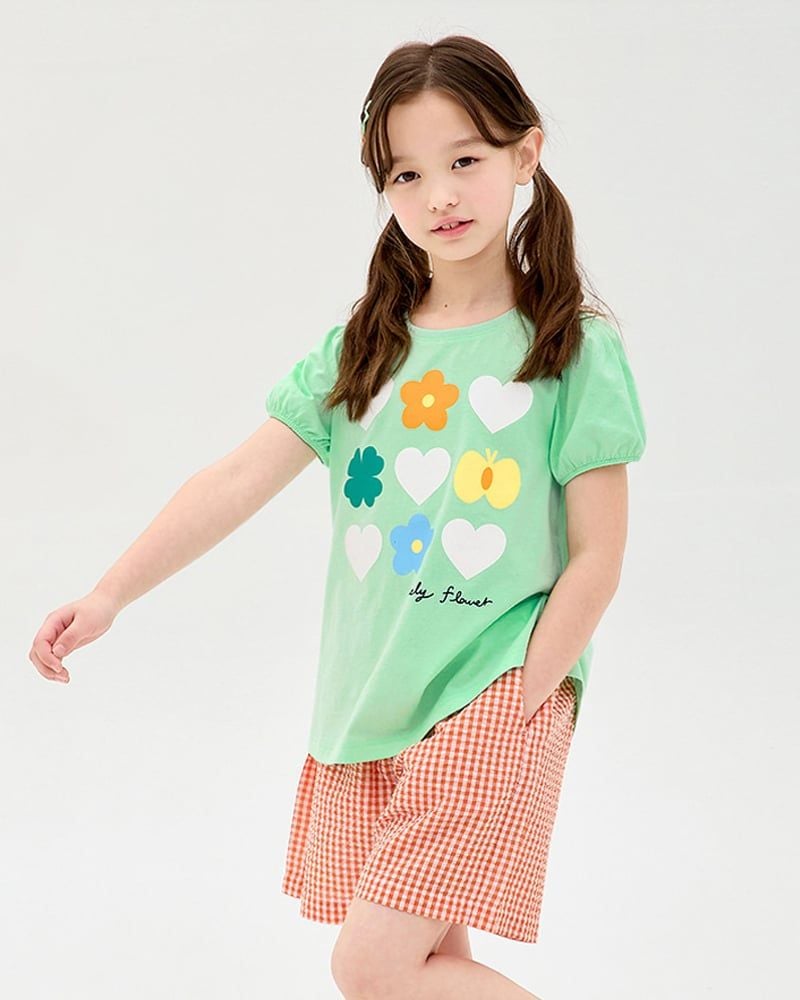 Bộ đồ ngắn cotton mịn bé gái U3216