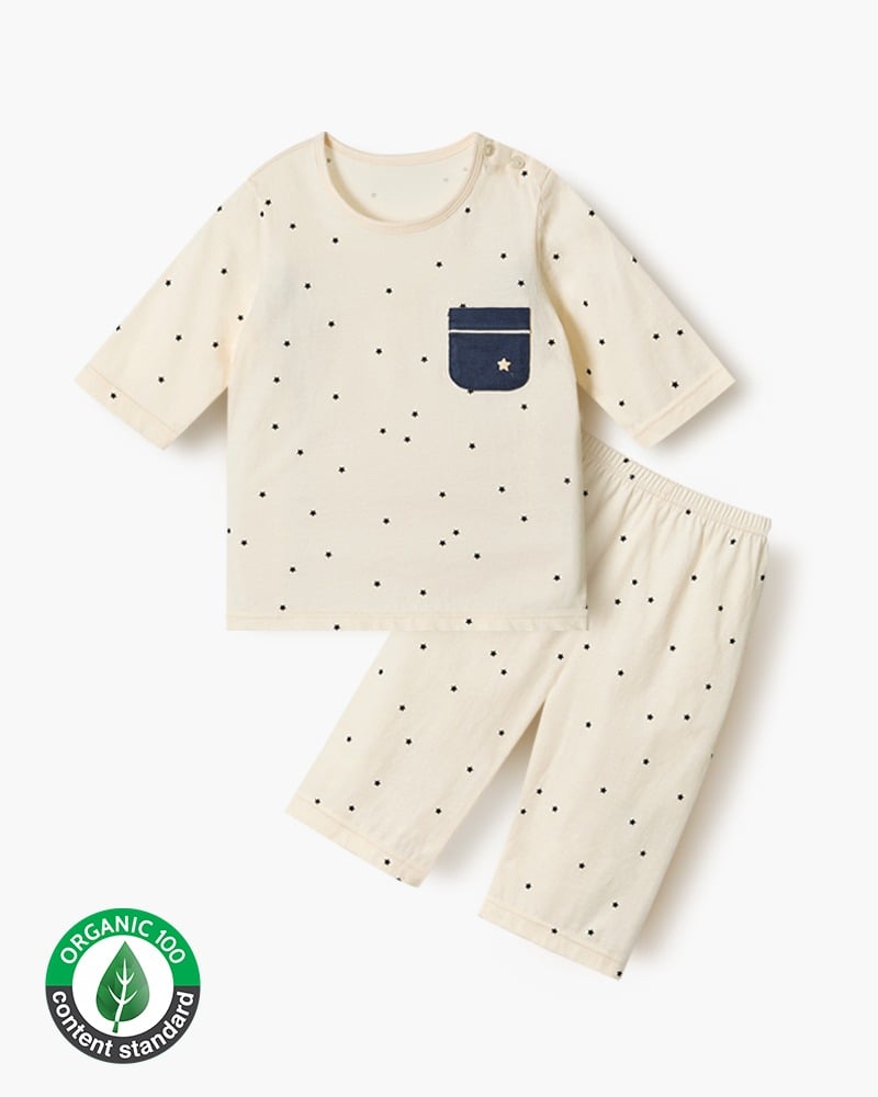 Bộ đồ lửng cotton mịn bé trai và bé gái U2165