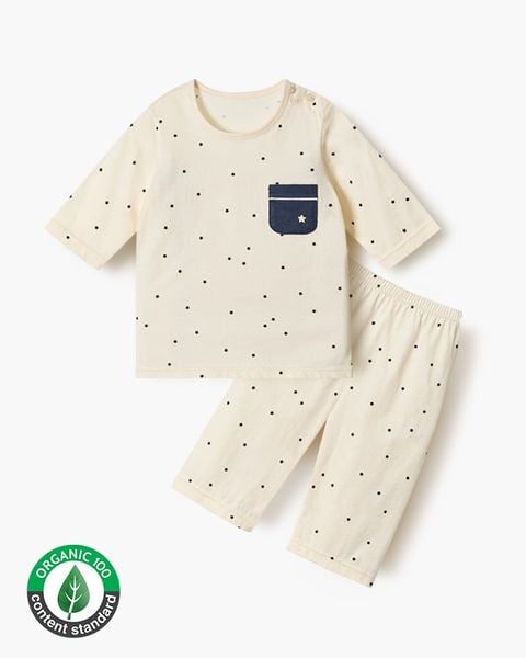 Bộ đồ lửng cotton mịn bé trai và bé gái U2165