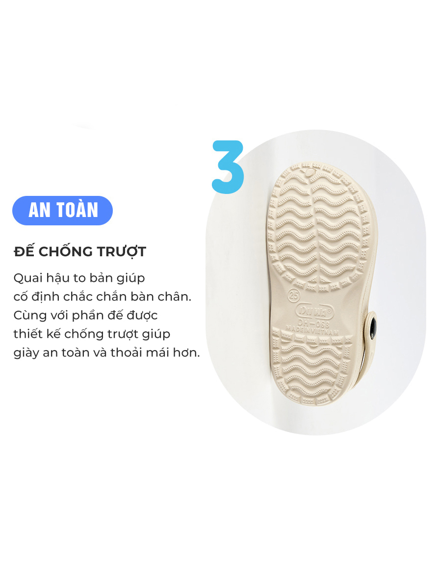 Giày sục chống trượt Unifriend EVA Classic Sandal US01