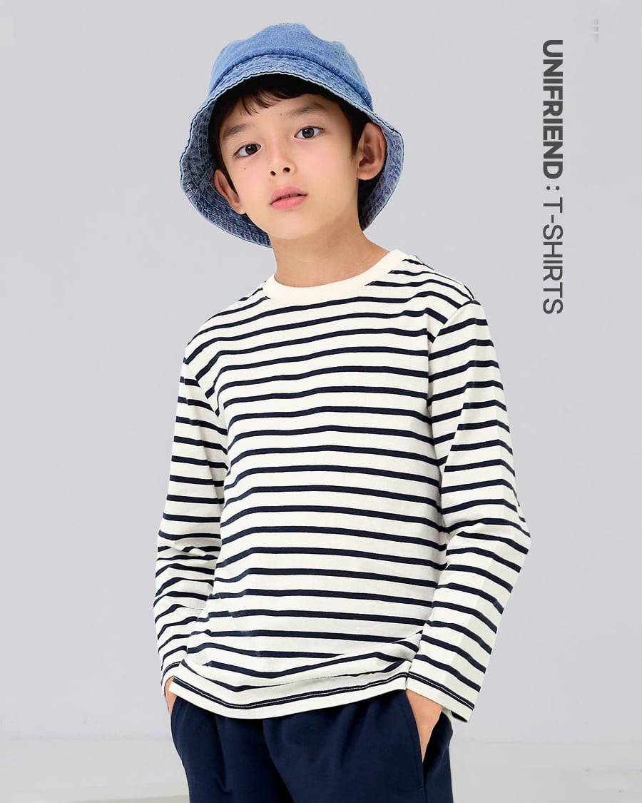 Áo phông thu đông tay dài cotton mịn bé trai và bé gái U900C