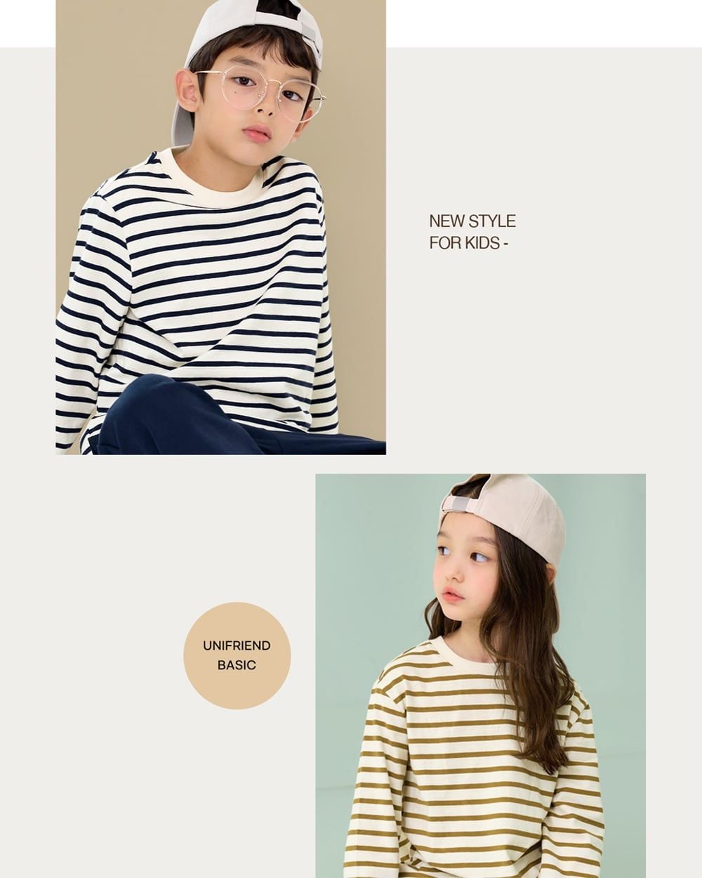 Áo phông thu đông tay dài cotton mịn bé trai và bé gái U900C